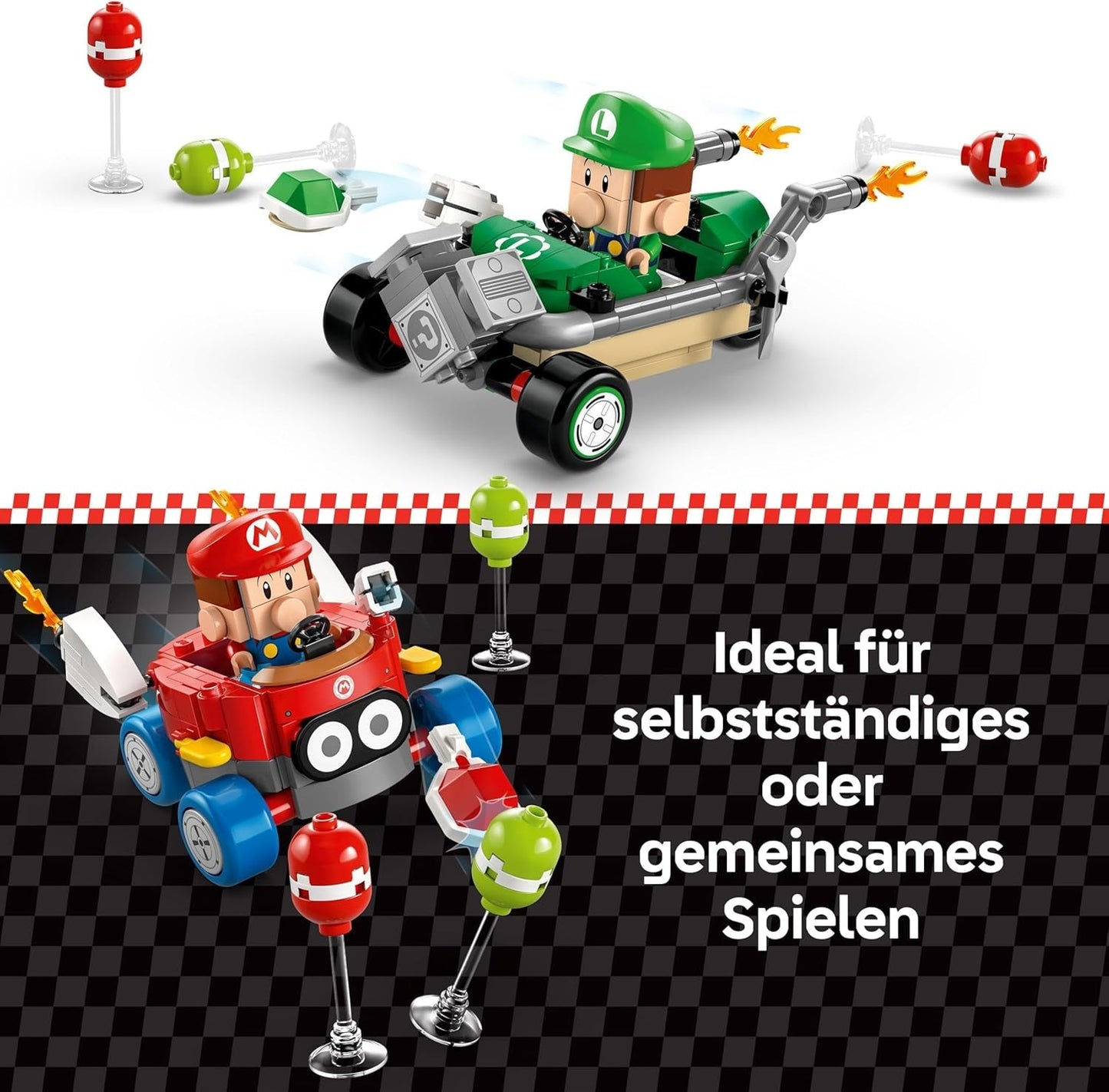 LEGO Mario Kart - Baby Mario vs. Baby Luigi Nintendo Personaggi da collezione 2 Speedmen costruibili Regalo per ragazzi, ragazze e giocatori di 8 anni+ Avventura giocattolo 72034 Set da costruzione Acquista dal negozio LEGO