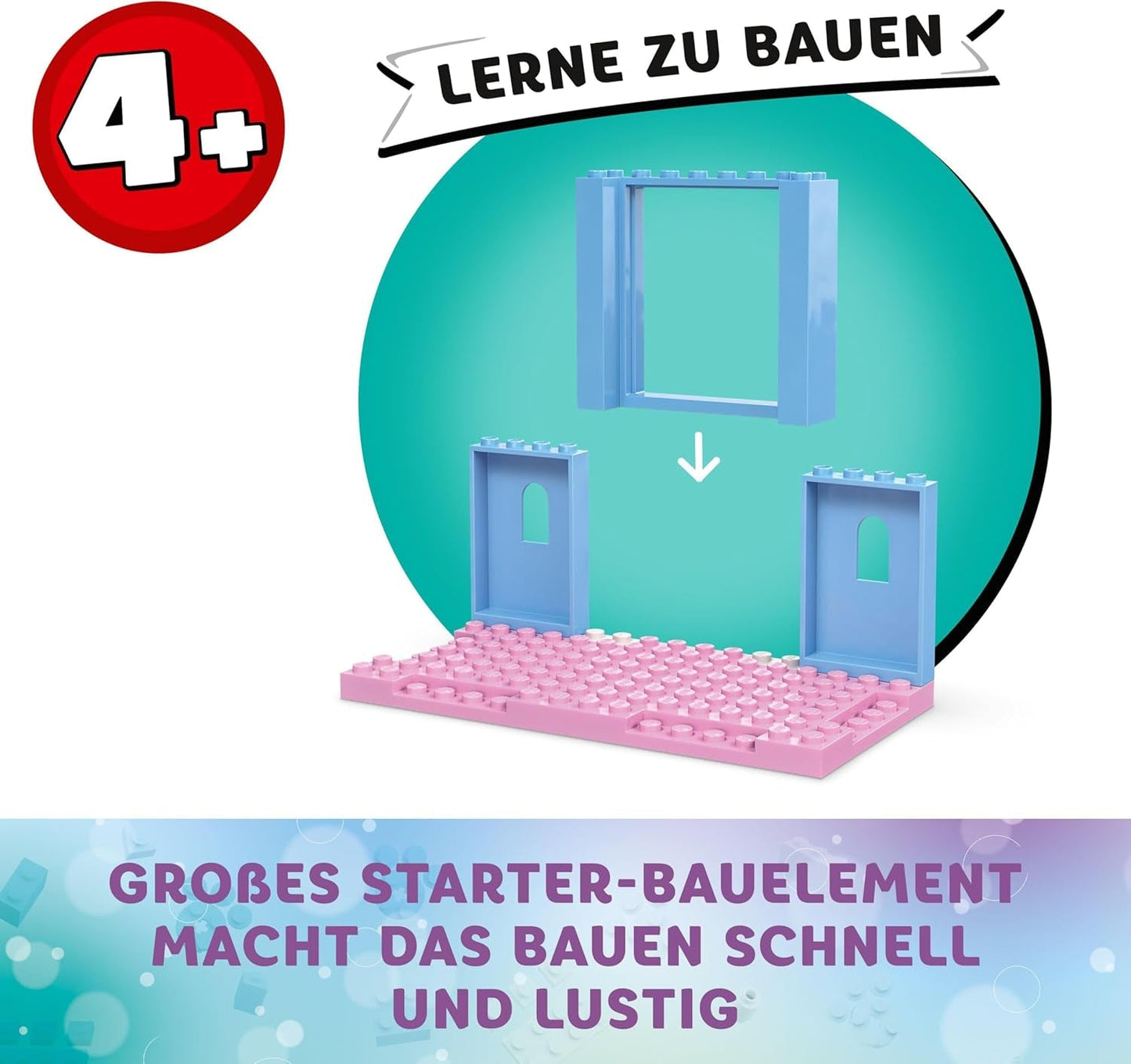 LEGO 4+ Casa delle bambole di Gabby Le orecchie da gattino di Gabby Set di animali da gioco Giocattolo per bambini con scivolo e figure Regalo per ragazze e ragazzi Giocattolo di gioco creativo 10796 Set da costruzione Beuche den LEGO-Store