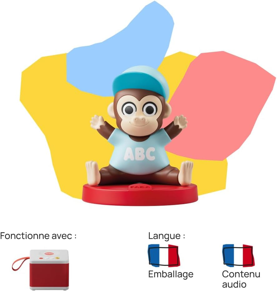 Figura sonora, Master Gorilla e i suoi testi, musica, canzoni e suoni, bambini 2-4 anni, versione francese Jucarii Bebe Naty Shop