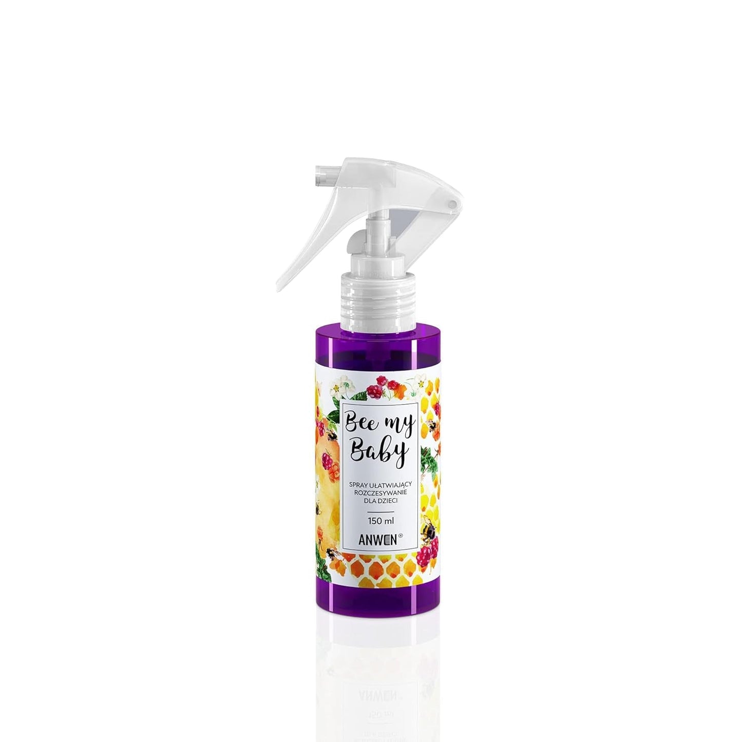 Bee My Baby Spray Naturale per Capelli per Bambini Districante, Districante e Pettinabile con Profumo di Gomma al Lampone - Nutriente con Burro di Karitè ed Estratto di Miele Prodotti districanti Naty Shop Default Title