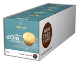 Dallmayr Crema d'Oro, XXL-Vorratsbox (3 x 30 Kapseln) & Dallmayr Crema d'Oro Caffè Latte (48 Kaffeekapseln, 48 Getränke, cremig & ausgefungen) Confezione da 3 (3 x 16 Kapseln)