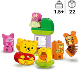 LEGO DUPLO - Disney Winnie the Pooh's Birthday Party - giocattolo educativo per bambini in età prescolare - set di 3 minifigure tra cui Winnie the Pooh, Tigro e Maialino - idea regalo per ragazzi e ragazze da 1,5 anni 10457 Beuche set da costruzione den LEGO-Store