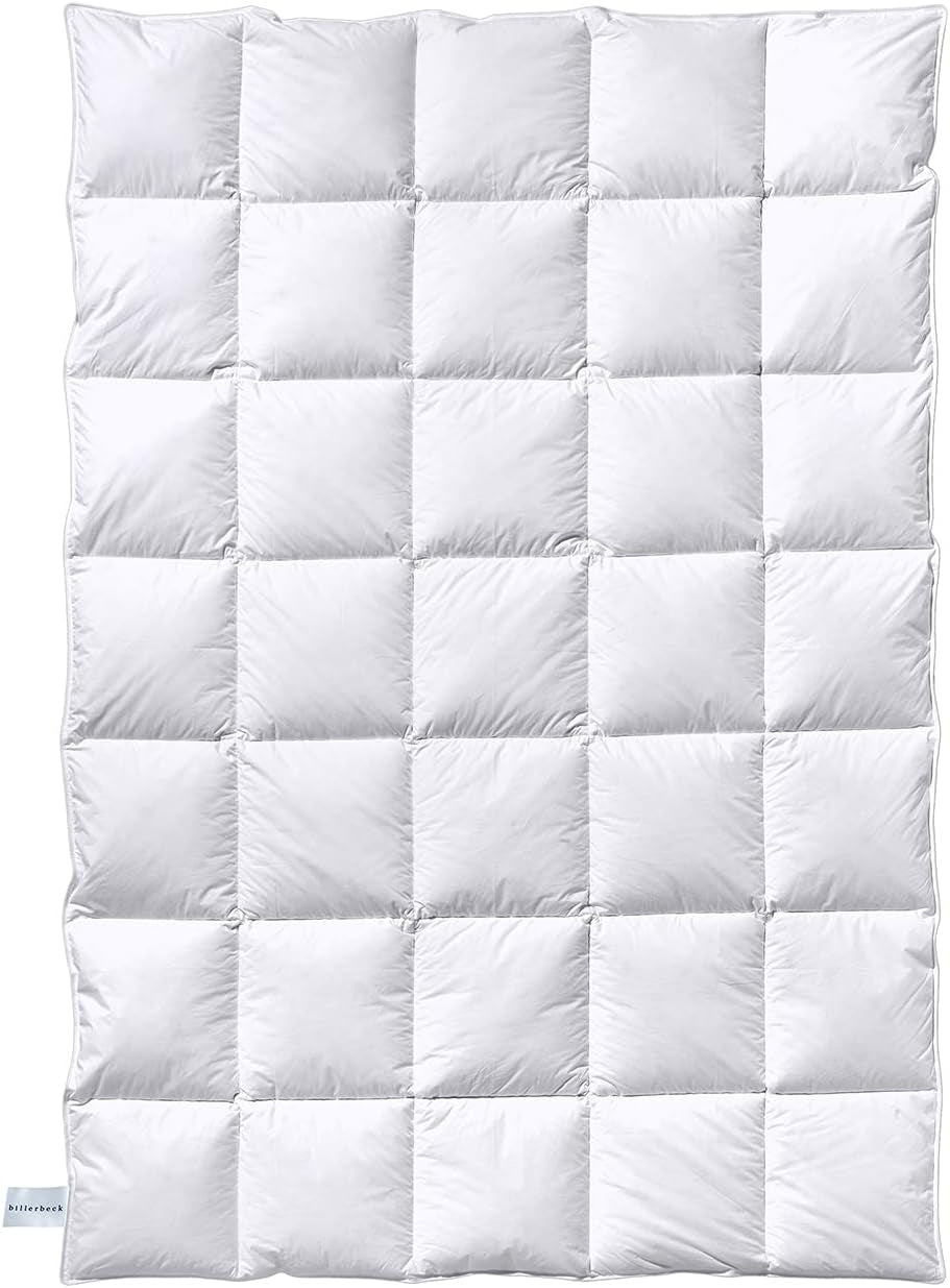 Piumino Billerbeck - Dorothea 90 - Piumino per tutte le stagioni - 135 X 200 Cm Vero piumino - Livello di calore medio, bianco Piumini e trapunte Naty Shop Titolo predefinito