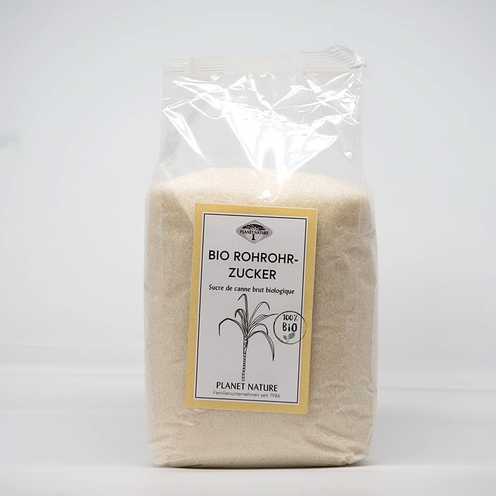 Zucchero grezzo di canna biologico, 1 Kg Dolcificanti Naty Shop 500 grammi
