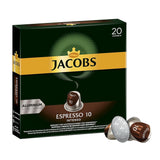 Kaffeekapseln Espresso Intenso, Intensität 10 von 12, 10 x 20 Getränke & Kaffeekapseln Lungo Decaffeinato- Intensität 6- 200 Nespresso compatibile Kapseln, 10er Pack, 10 x 20 Getränke