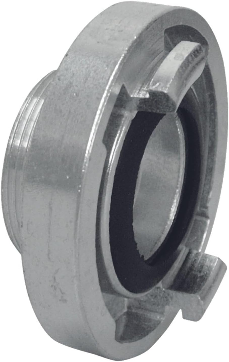 Giunto Storz TIPO C 52, filettatura interna da 2", per tubi e raccordi con O-ring in nitrile per inserti di aspirazione e pressione, in alluminio, 31092