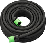 Relaxdays Tubo Antigoccia 25m Tubo per Irrigare Strati Alti e Siepi Tubo da Giardino Nero