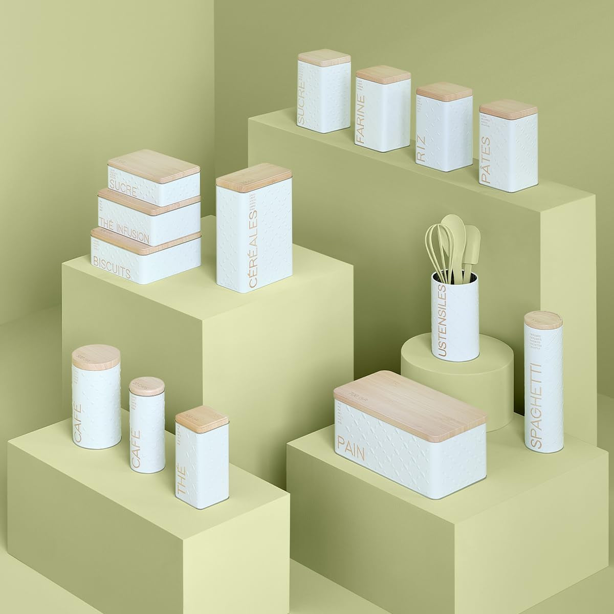 Posacenere in metallo a forma di cubo bianco "scandinave nature" - 5 cinque semplicemente intelligente