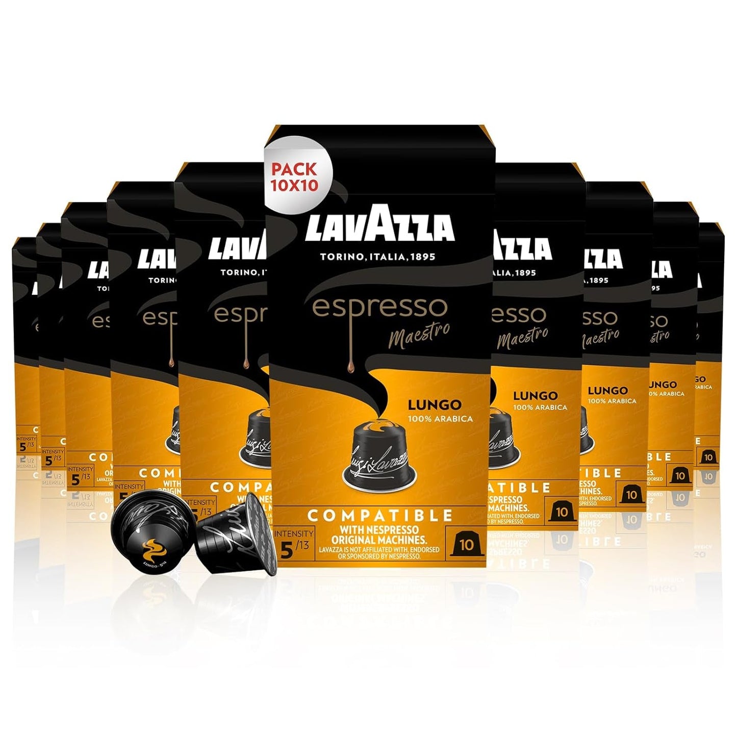 Lavazza Espresso Maestro Lungo 10 x 10 Capsule