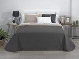 Estoralis | AVA | Trapunta boutique reversibile | Per tutte le stagioni | Colore: grigio/antracite | Per letto 80/90 cm. letto. (180 X 270 Cm. Ancho X Alto) | Trapunta trapuntata Trapunte e trapunte Naty Shop Titolo predefinito
