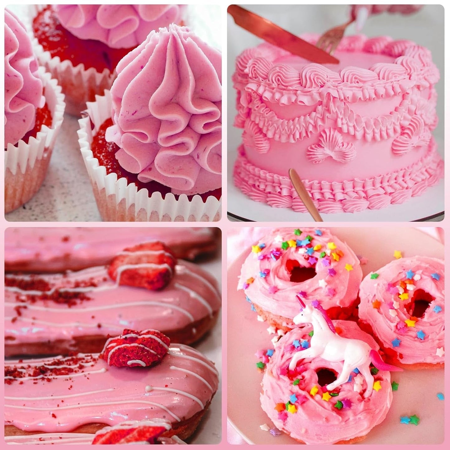 Miscela di oli, colorante alimentare rosa a base di olio, altamente concentrato, per cioccolato, fondente, biscotti, torte da forno, macarons, decorazione di torte fai da te, guarnizioni per impasti - 20 ml