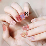Set di decorazioni per unghie 3D da 100 pezzi Schleifen Nagelanhänger Nagelkunst Dekorationen Schleife Für Acrylnägel, Süße Kawaii-Schleifenanhänger, Hübsche Nagel-Schleifenanhänger-Dekoration