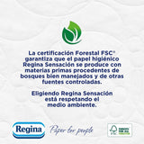 Regina Feeling - 42 rotoli di carta igienica, 175 fogli a tre strati, estratto di cotone naturale e profumazione delicata, packaging 60% plastica riciclata, carta certificata 100% Fsc