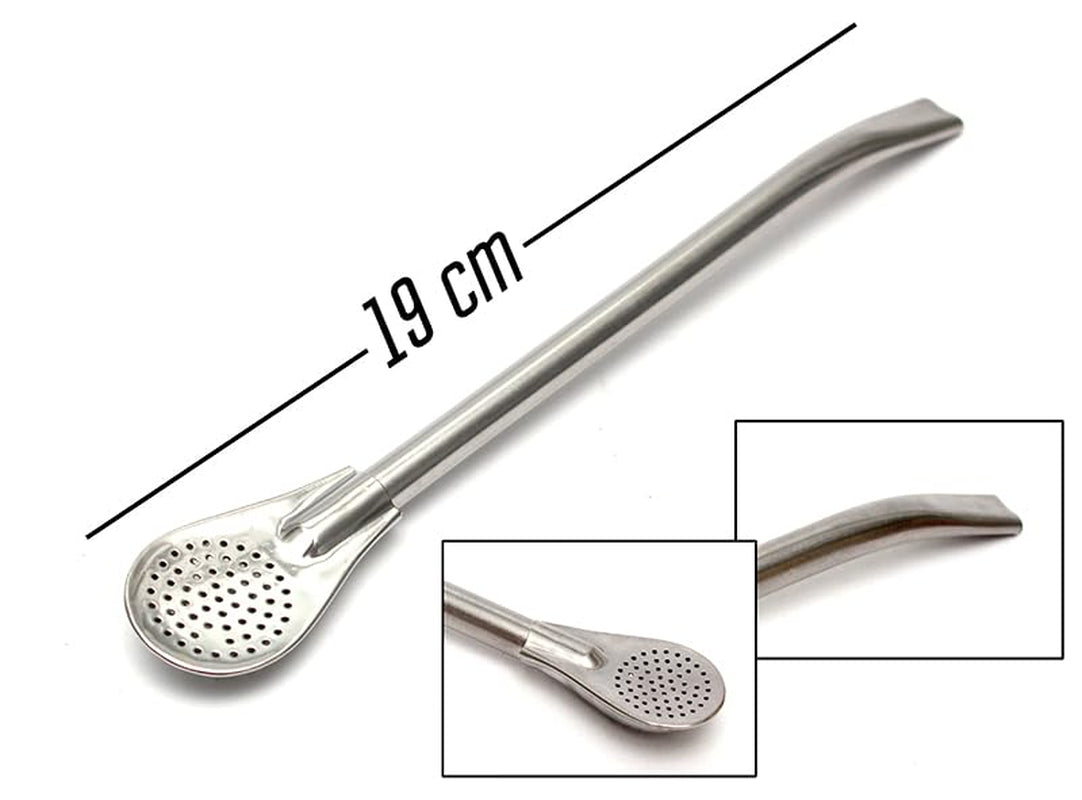 Set da tè Yerba Mate per 2 persone – Mas Energia Guarana 400 g – Tazza in ceramica Marmol Blue 350 ml – Bombilla in acciaio inossidabile 19 cm – Tè sfuso 2 x 200 g