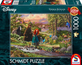 Schmidt Spiele 58039 Disney, Brave, Merida, Thomas Kinkade, puzzle 1000 pezzi, multicolore Puzzle Naty Shop Titolo predefinito