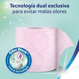 Colcasa Care & Protect 3 x 12 carta igienica con tecnologia Odour Block, neutralizza i cattivi odori, confezione da 36 rotoli, 3 veli, rotoli rosa dal profumo fresco