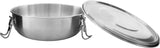 Tatonka Food Bowl - Contenitore per alimenti/ciotola in acciaio inossidabile - Con coperchio, clip di fissaggio e scalabilità del volume - Volume 0,5 L / 0,75 L / 1 L Scatole per conservazione alimenti Naty Shop 0,75 litri