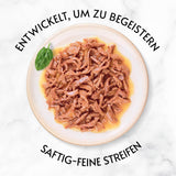 Gourmet Gold Succulent Fine Strips, Cibo Umido per Gatti con Pollo, Confezione da 12 (12 x 85g)