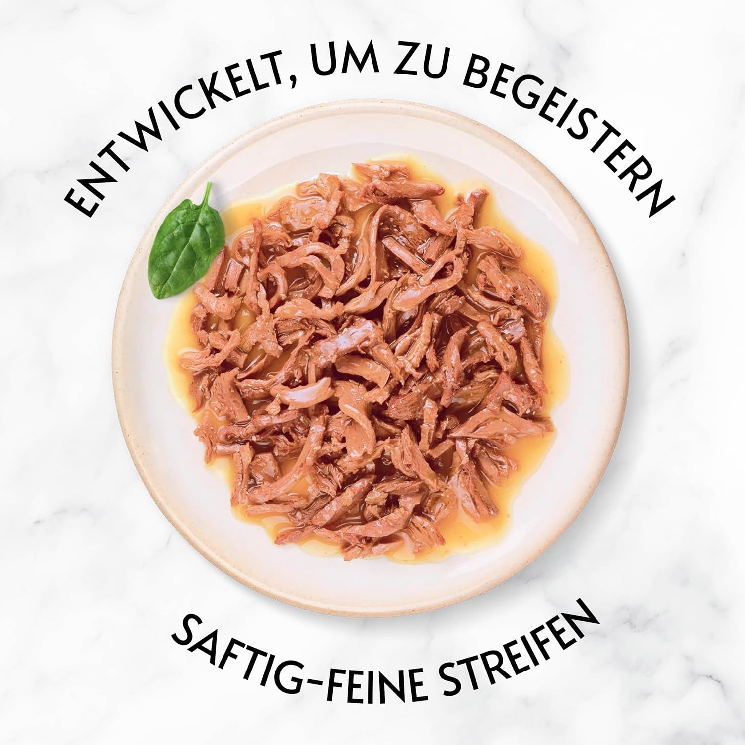 Gourmet Gold Succulent Fine Strips, Cibo Umido per Gatti con Pollo, Confezione da 12 (12 x 85g)