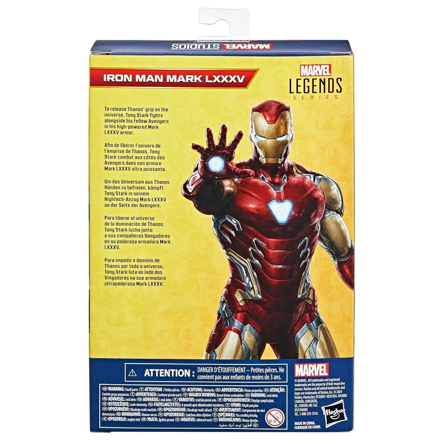 Marvel Legends Series Iron Man Mark LXXXV Avengers: Endgame Action Figure da 6 pollici Action figure Naty Shop