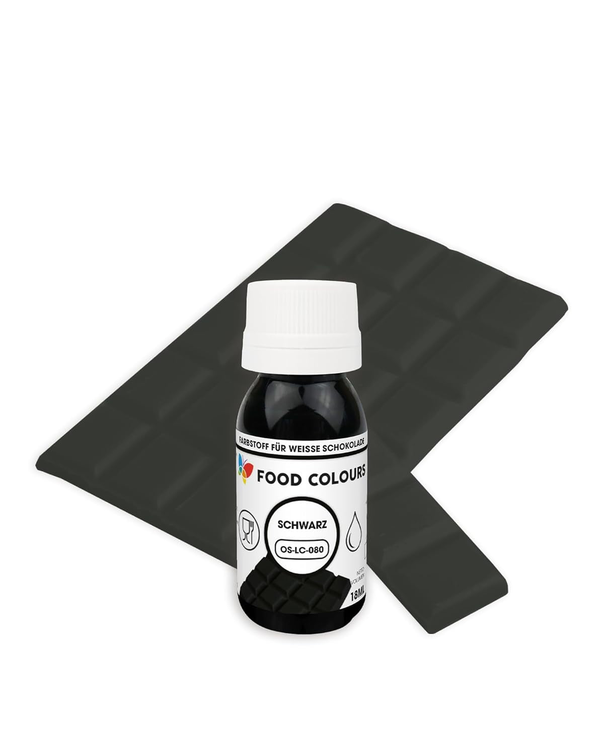 Colorante alimentare OS-LC VERDE SCURO 18 ml Colorante alimentare per cioccolato bianco, praline, creme, pasticceria grassa, decorazioni per torte e crostate