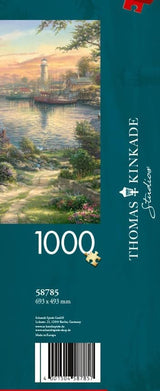 Schmidt Spiele 58785 Thomas Kinkade, Porto del New England, puzzle 1000 pezzi, Puzzle colorato Naty Shop