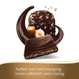 Lindt Creation Hazelnut De Luxe Bar - Cioccolato fondente con nocciole croccanti in un ripieno cremoso