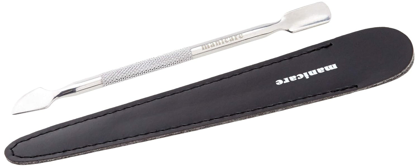 Spingicuticole e pulitore per unghie, strumento professionale per manicure/pedicure, doppia testa in acciaio inossidabile, perfetto per cuticole troppo cresciute, pulisce sotto/intorno alle unghie, rimuove lo smalto