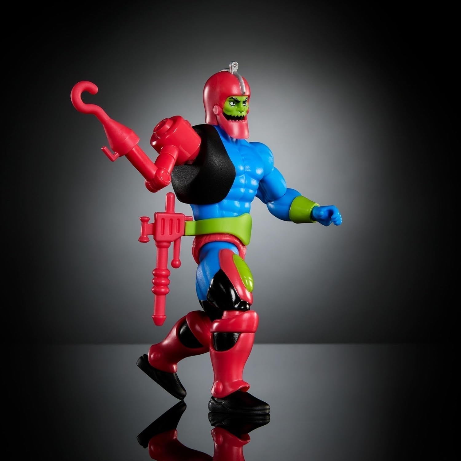 Figura da collezione Trap Jaw di Masters of the Universe Origins, ca. Grande popolare giocattolo del cattivo MOTU da 14 cm con 16 giunti mobili e accessori, HYD41, [Multicolore] Action Figure Naty Shop