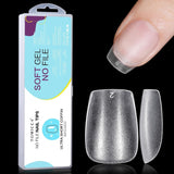 TOMICCA Coffin Tips Punte per unghie ultra corte - Punte per unghie, Punte in gel morbido, Copertura completa, Punte per unghie artificiali opache preformate, Punte per unghie in gel - 360 pezzi, 15 dimensioni