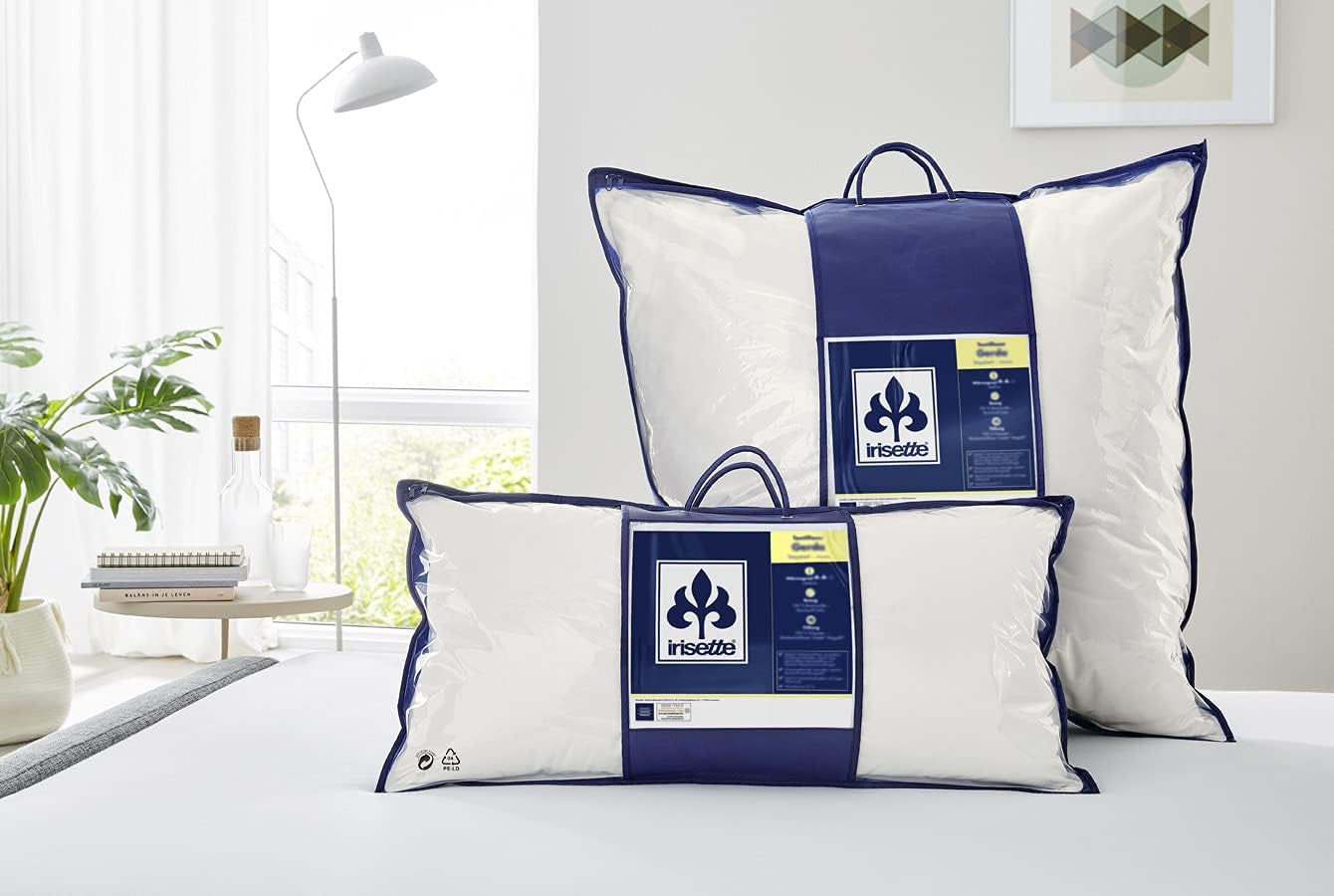 Cuscino Irisette Noblesse - Made in Germany - Cuscino sfoderabile in puro cotone, 80 X 80 cm, cuscini standard Naty Shop certificato Oeko-Tex