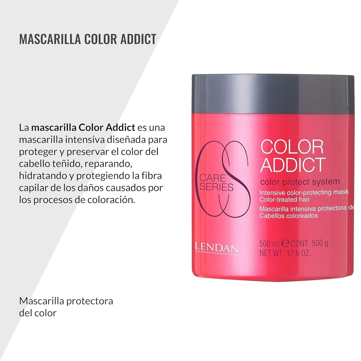 Maschera per capelli colorati 500ml protegge i capelli colorati, nutre, idrata e protegge le cuticole - criniera più lucida e morbida Naty Shop Hair Mask