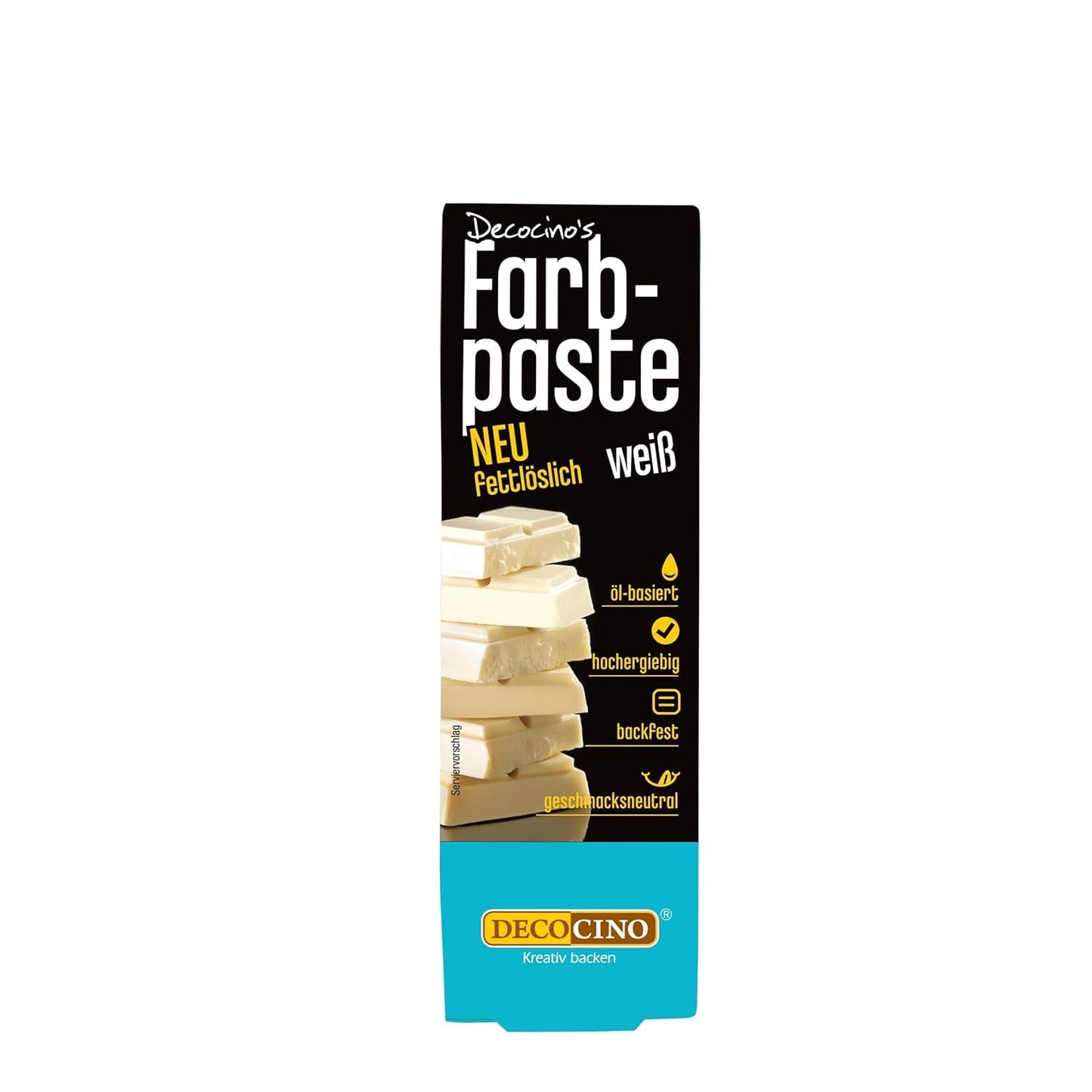DECOCINO Pasta colorante liposolubile gialla - 15 g - Colorante alimentare a base di olio, ideale per colorare cioccolato, crema al burro, fondente o pasta per biscotti