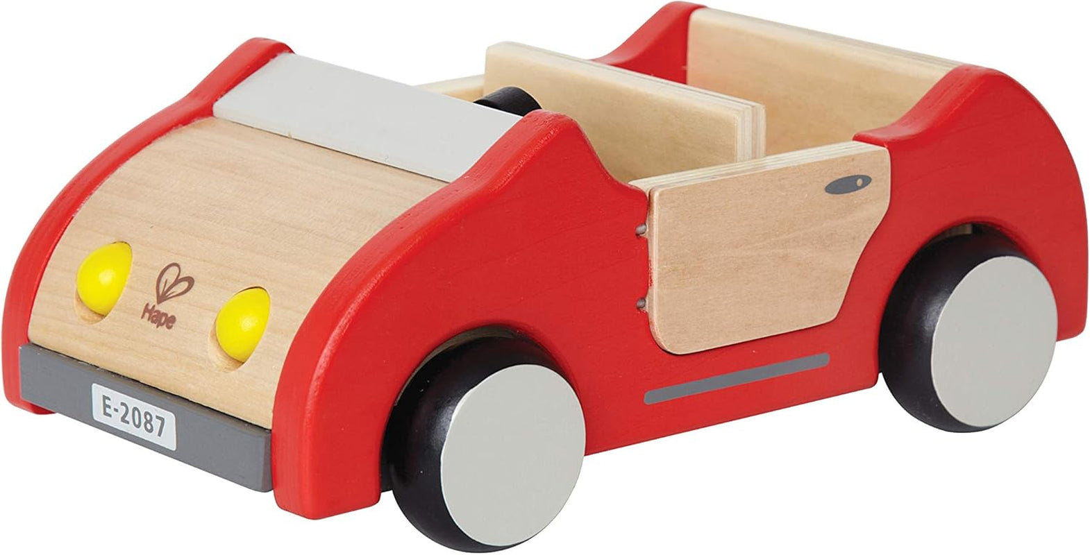 Hape E3459 - Cameretta per bambini, piccole case delle bambole Naty Shop Auto familiare