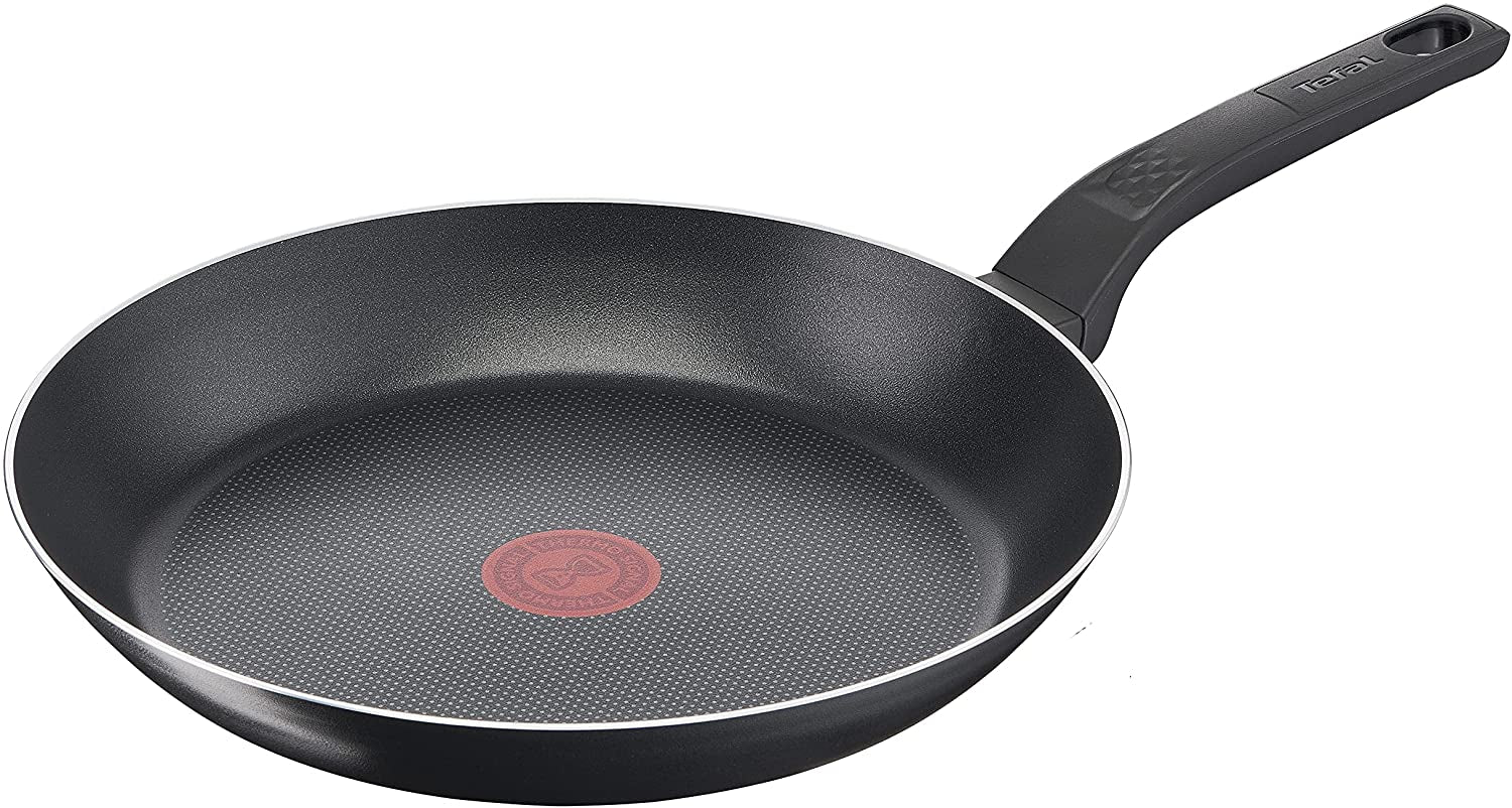 Tefal Easy Cook & Clean, rivestimento antiaderente, indicatore di temperatura, sconsigliato per induzione Pentole e Padelle Naty Shop Padella 28 Cm