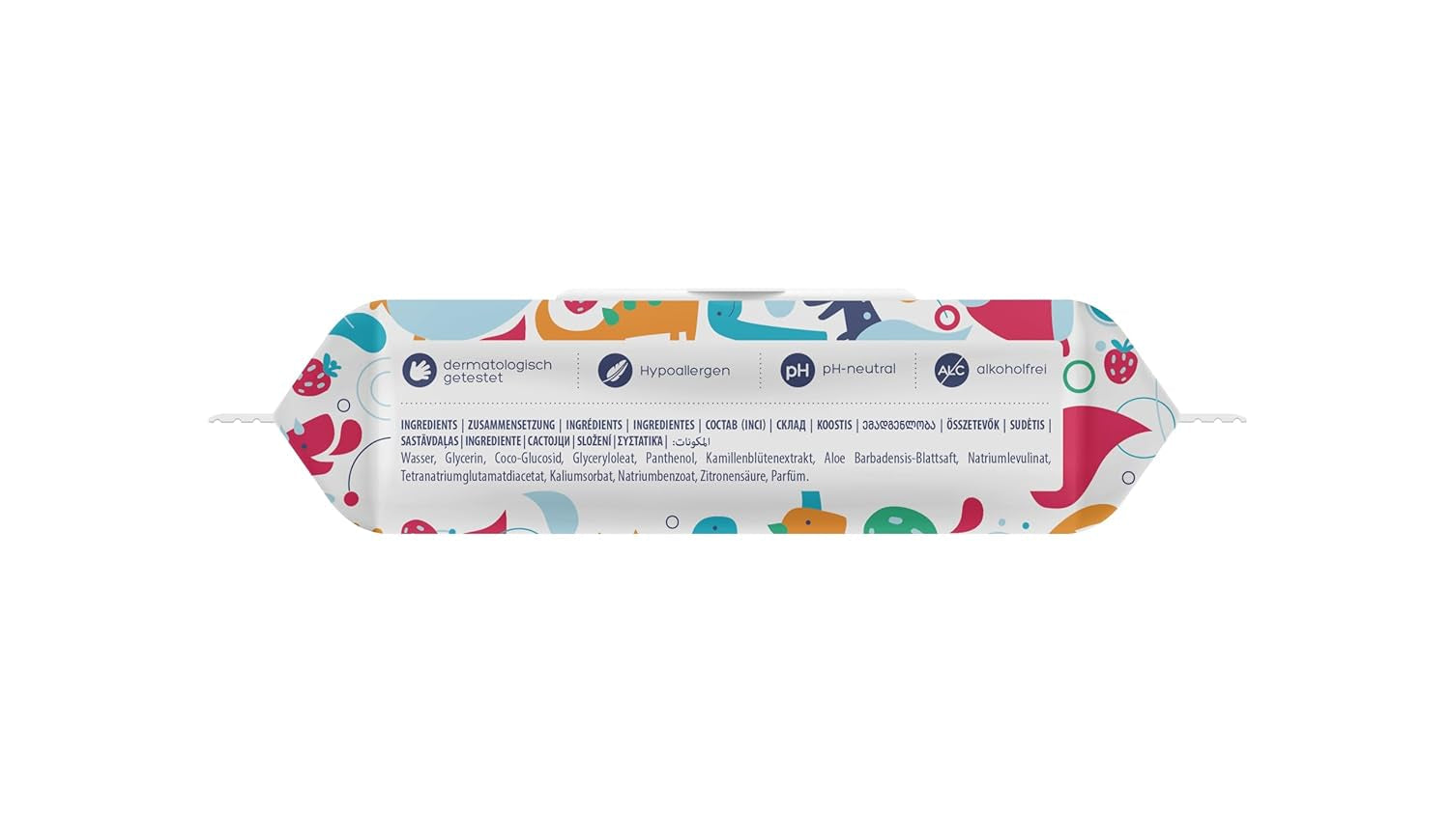 Kindii Fun Carta igienica bagnata - (10X60 pezzi) Carta igienica bagnata - Camomilla, Aloe Vera, Ph neutro, Idrorepellente, Rinfresca la zona intima - 600 pezzi