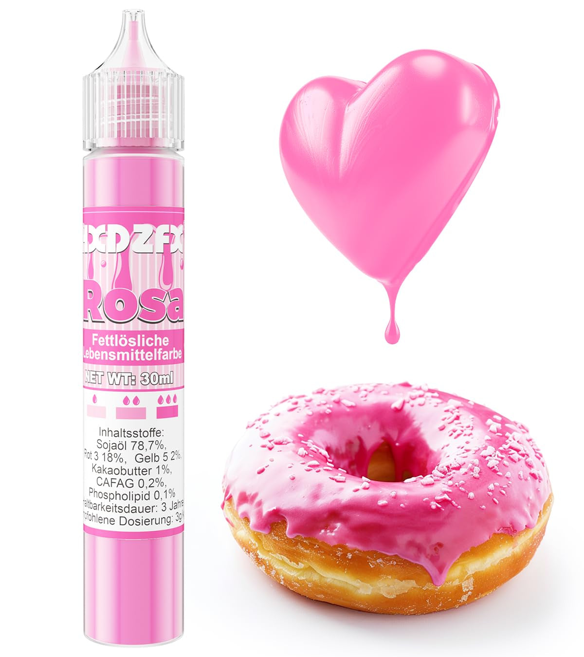 Colorante alimentare liposolubile - Colorante alimentare concentrato a base di olio da 30 ml per set di coloranti alimentari al cioccolato per decorazione di torte, fondente, crema al burro, dolci al forno, artigianato (Blu Navy)