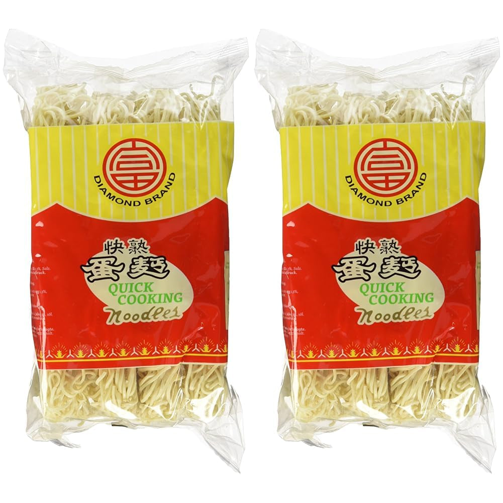 DIAMOND Tagliatelle all'uovo, tagliatelle wok istantanee con farina di grano tenero e contorni - 1 x 500 g