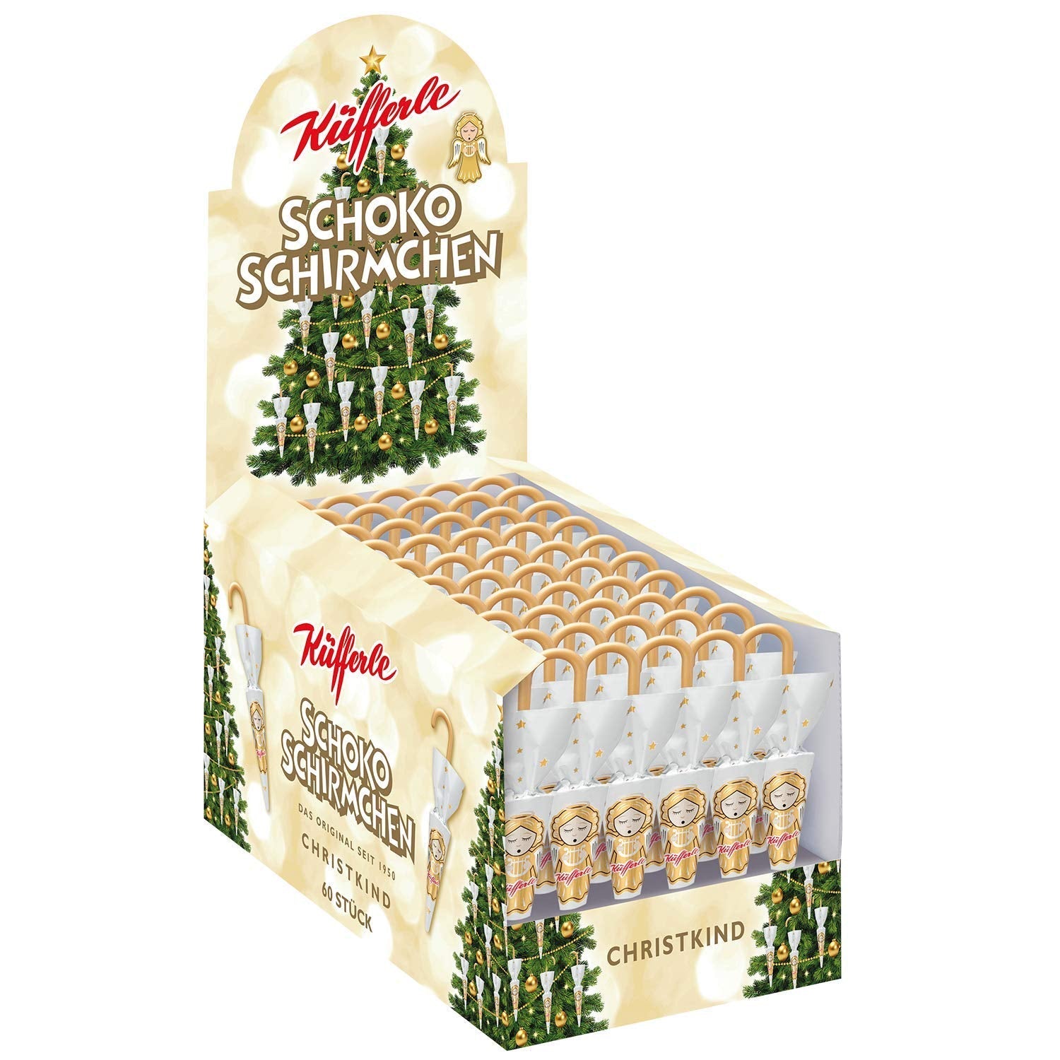 Ombretti di cioccolato Küfferle Polar Silver 810g (60 pezzi)