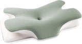 MULISOFT Cuscino in memory foam, comodo cuscino per la testa, cuscino di supporto per il collo, cuscino ergonomico per chi dorme sul fianco (grigio) Cuscini ortopedici cervicali Naty Shop Saluti