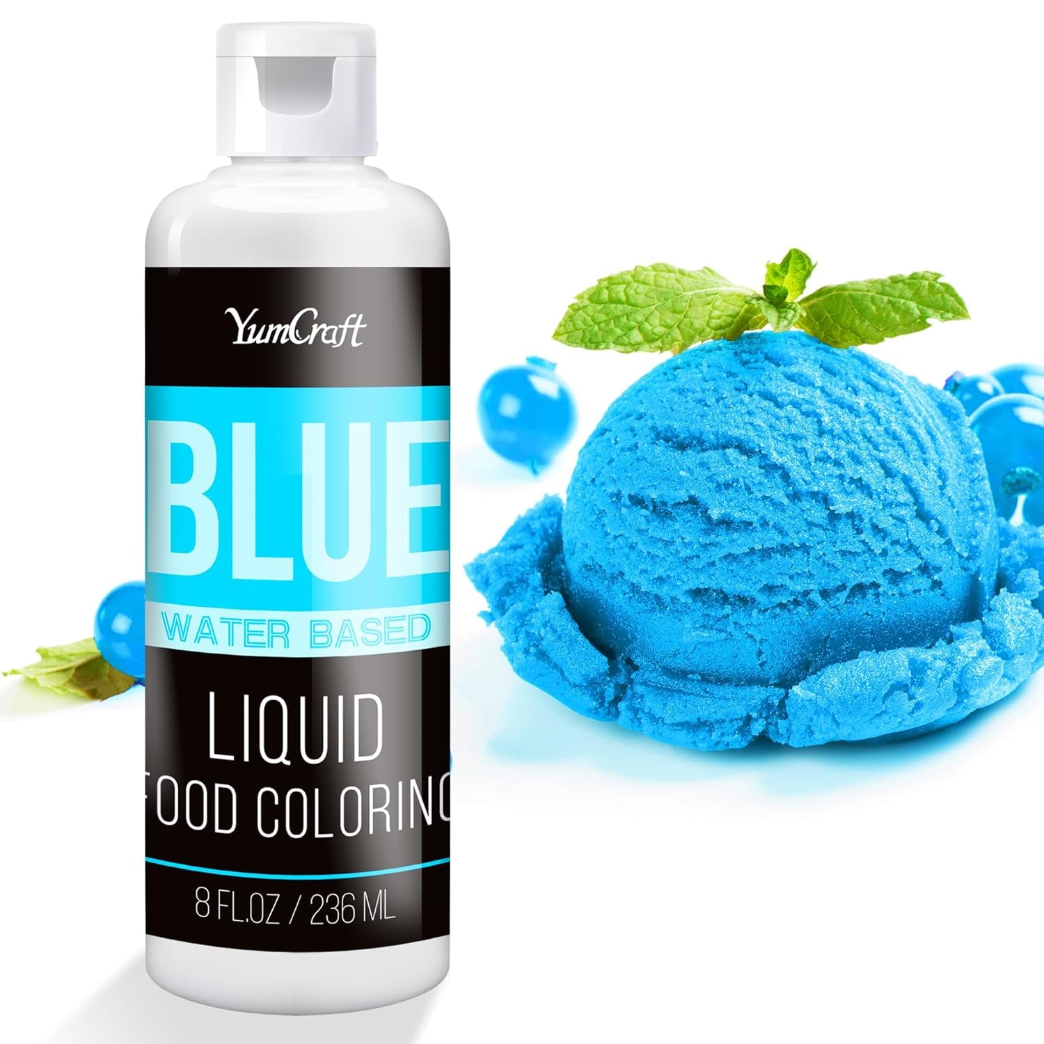 Colorante alimentare - Colorante alimentare liquido altamente concentrato per torte, prodotti da forno, uova di Pasqua, bevande - Colorante alimentare senza zucchero per fondente, glassa, slime, decorazione di torte (Red Velvet, 236 ml)
