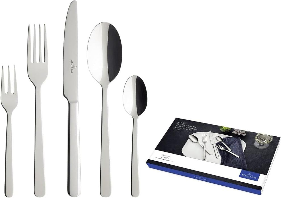 Villeroy & Boch Louis Posate per 6 persone, 30 pezzi Kitchen Naty Shop
