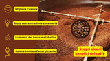 Caffè New York - EXTRA P - Caffè in grani, gusto forte e deciso, Arabica e Robusta, da macinare, espresso italiano, miscela bar - qualità premium dal 1930 - 1 kg, in grani