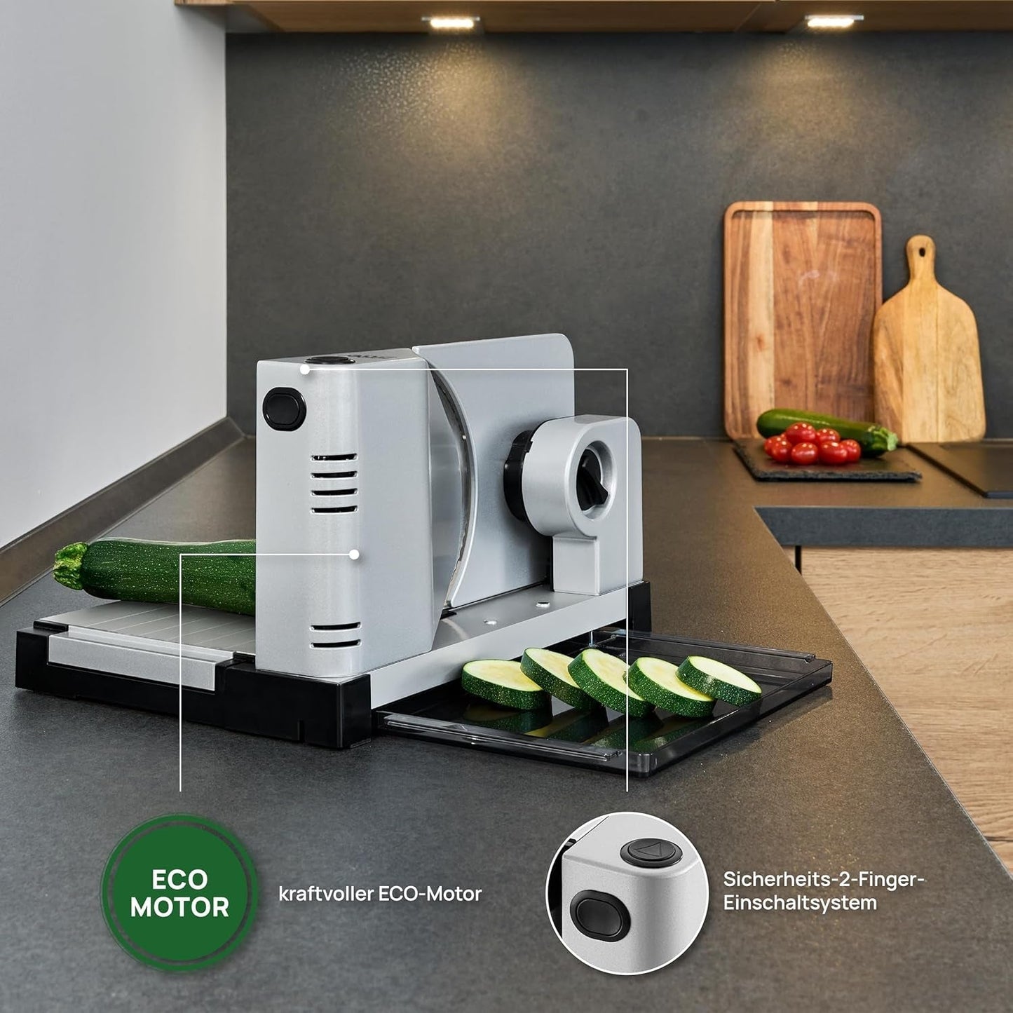 Ritter Icaro 7, affettatrice elettrica multifunzione Rasnite e Affettatrici Naty Shop
