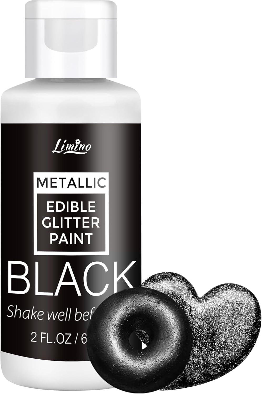 Glitter commestibili liquidi - 6 colori metallici, polvere glitter commestibile liquida per decorare torte, dolci, macaron - colorante alimentare metallizzato, colori glitter per biscotti, fondente, torte, muffin