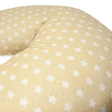 Cuscino allattamento per neonato, XL, fodera 100% cotone, sfoderabile e lavabile, Imbottitura in poliestere, Motivo Stella Accessori Alimentazione e Allattamento Bebe Naty Shop