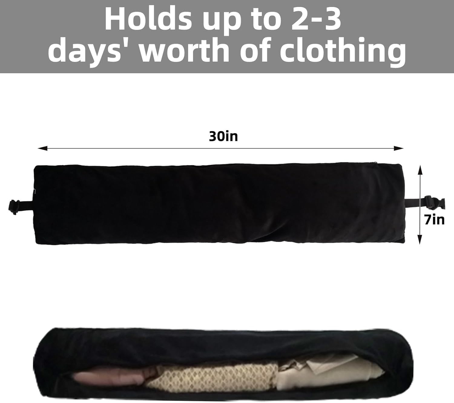 Bivpreom Cuscino da viaggio imbottito per collo, Cuscino da viaggio imbottito, Cuscino da viaggio imbottito, Imbottito con vestiti, Si trasforma in bagaglio extra senza bagaglio in eccesso Cuscini da viaggio Naty Shop