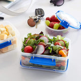 Barattolo per la conservazione degli alimenti KLIP IT System Barattolo per la conservazione degli alimenti impilabile da 5 litri con coperchio per frigorifero/congelatore Adatto per clip in plastica blu senza BPA 1 pezzo (confezione da 2) Scatole per la conservazione degli alimenti Naty Shop