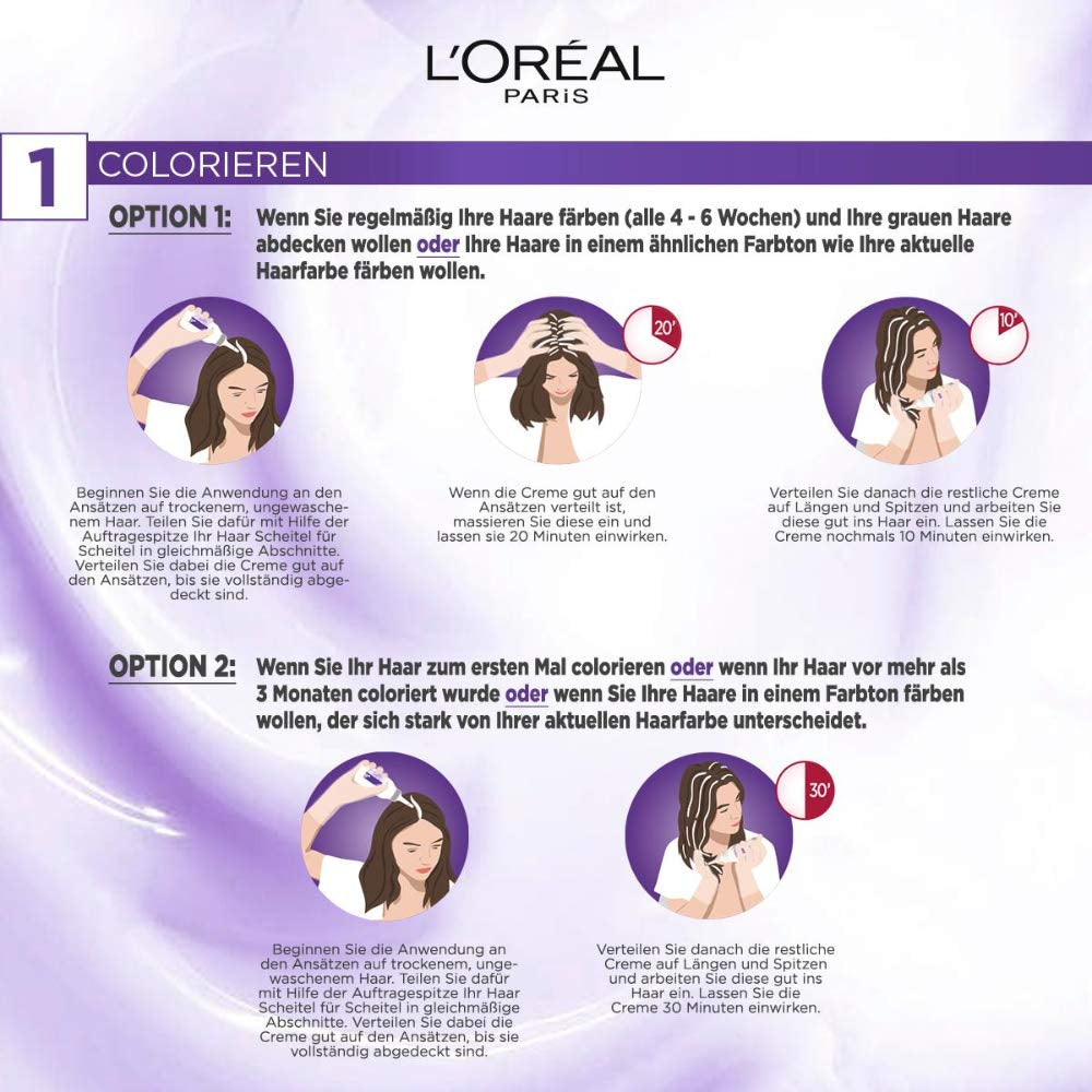 L'Oréal Paris Tintura permanente per capelli con risultato colore ultra cool, copertura del 100% dei capelli grigi, set con colorazione, shampoo e crema curativa, Excellence Cool Creme, N. 7.11 Tintura per capelli biondo medio ultra cool (Blond) Naty Shop