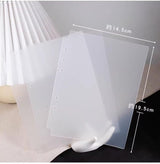 Set organizer per unghie A5 con chiusura con punti metallici e fogli rimovibili - Robusta scatola trasparente + 6 cuscinetti adesivi e libro per riporre unghie artificiali/adesive staccabile - Ideale per riporre e presentare
